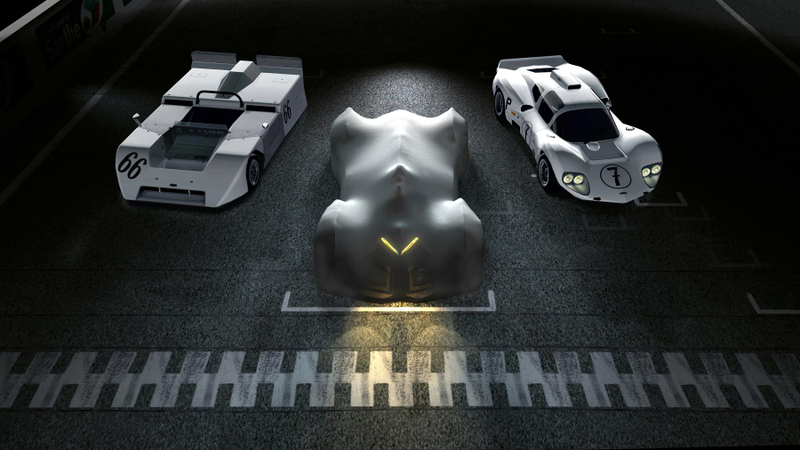 Illustration for article titled Chevrolet diseña un coche futurista con motor láser para Gran Turismo